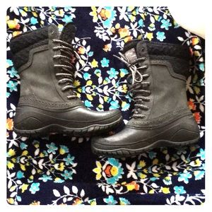 The North Face Calf Height Lace Up Snow Boots
